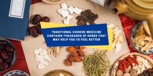 What does Traditional Chinese Medicine treat?