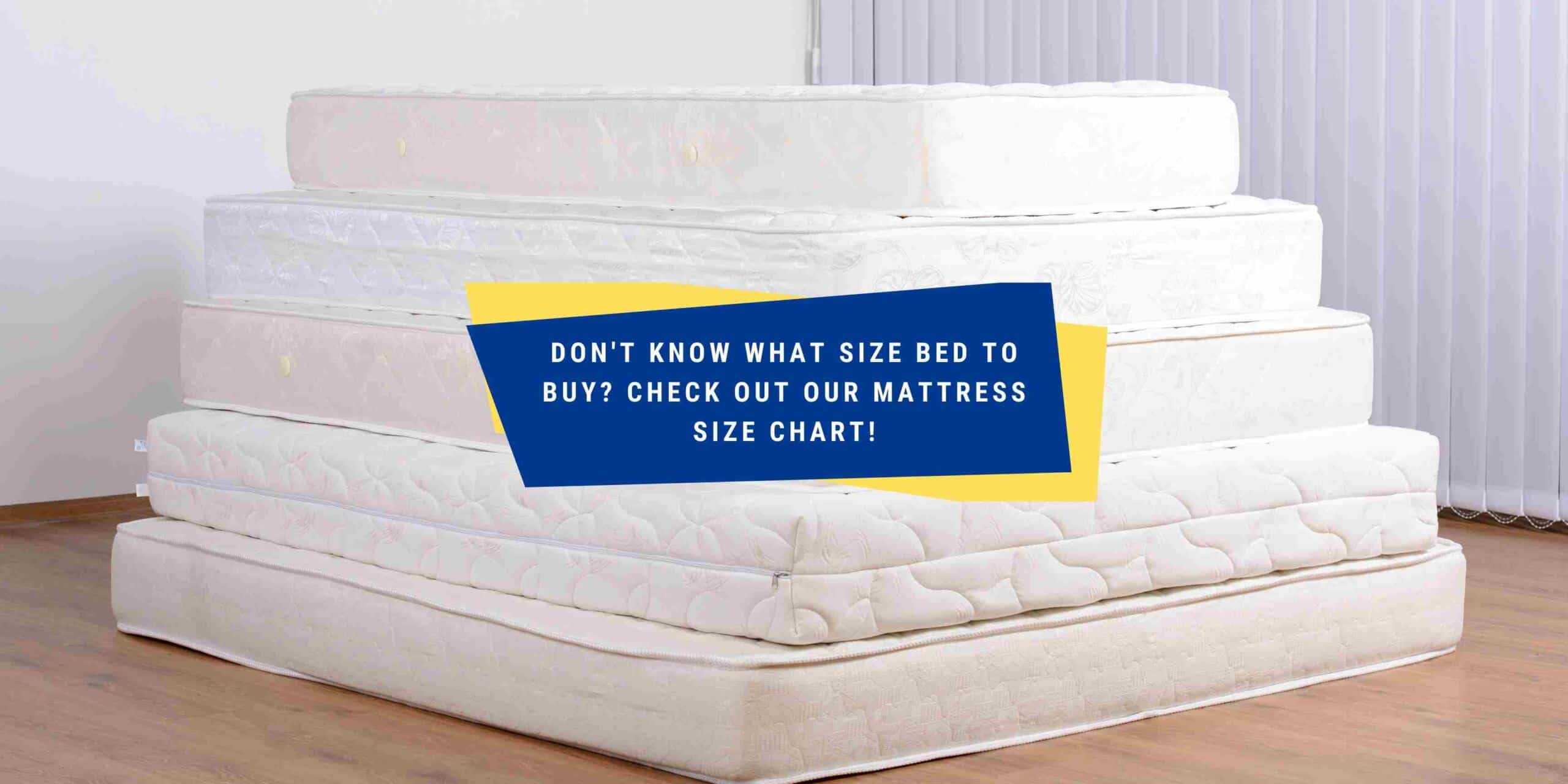 The Ultimate Mattress Size Chart How to Find the Perfect Size Bed